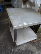 *Small Stainless Steel Preparation Table with Shelf 60x60x59cm