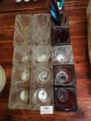 *Sixteen Glass Tealight Holders