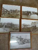 *Five Framed Photos of Old Bridlington