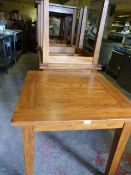 *Ten Square Topped Wooden Tables