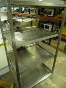 *Stainless Steel Trolley 80x64x150cm