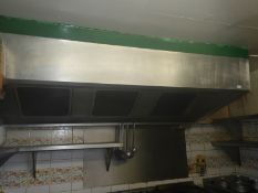 *Stainless Steel Extraction Canopy 1.8m Wide