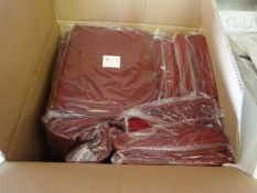 *25 Burgundy Polycotton 108x90" Tablecloths
