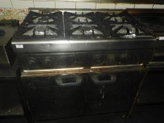 *Six Burner Gas Cooker over Oven