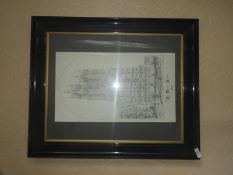 *Early Framed Print - The Minster, Beverley