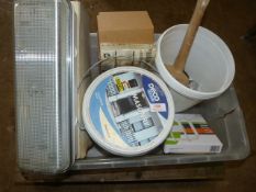 *Miscellaneous Box Including Emergency Light, Masonry Paint, etc.