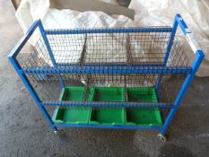 *Mobile Storage Trolley with Baskets and Trays