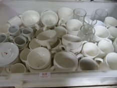 *Tray of Coffee Cups, Mugs & Glasses