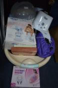 Basket Containing Baby Items, Tommee Tippee, etc.