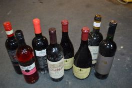 Eight Bottles of Assorted Red Wine