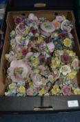 Box of Ceramic Flower Posies
