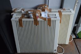 Four Electric Radiators with Timeguard Plug In The