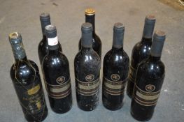 Eight Bottles of Wine Including 2011 Cabernet Shir