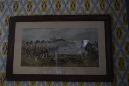 Framed Edwardian Print - The Thin Red Line