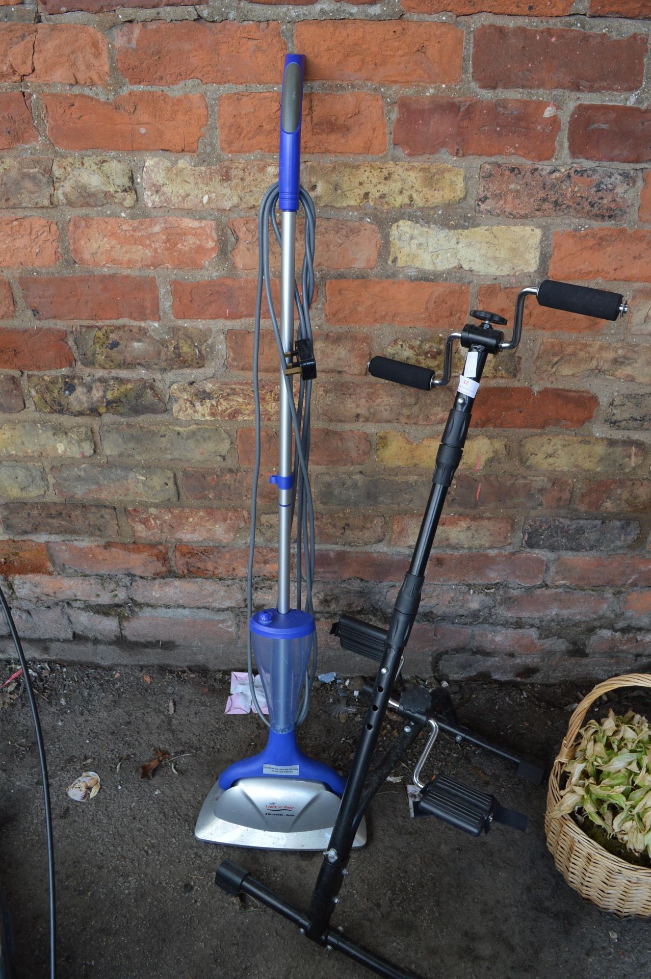 Exercise Bicycle and a Steam Floor Mop