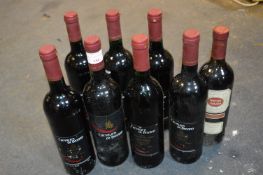 Eight Bottles of French Red Wine - Chevalier De Ba