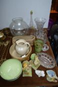 Pottery & Glassware, Vases, Jugs, etc.