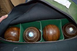 Set of Four Bowling Balls