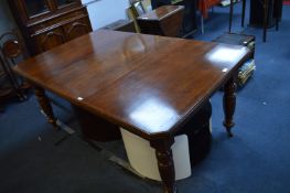 Victorian Mahogany Wind Out Dining Table