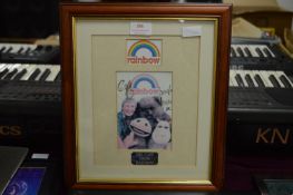 Framed & Signed Photograph of the Cast From Rainbo