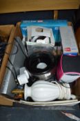 Electrical Items; Infrared Lamp, DVD Player, etc.