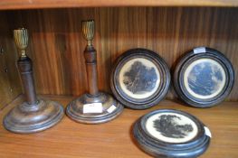 Vintage Style Coasters and Candlesticks