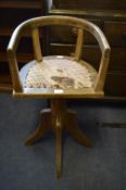 Oak Adjustable High Chair
