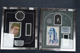 Two Framed Star Wars Film Cells from Return of the