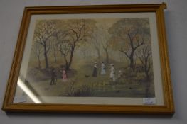 Framed Helen Bradley Print