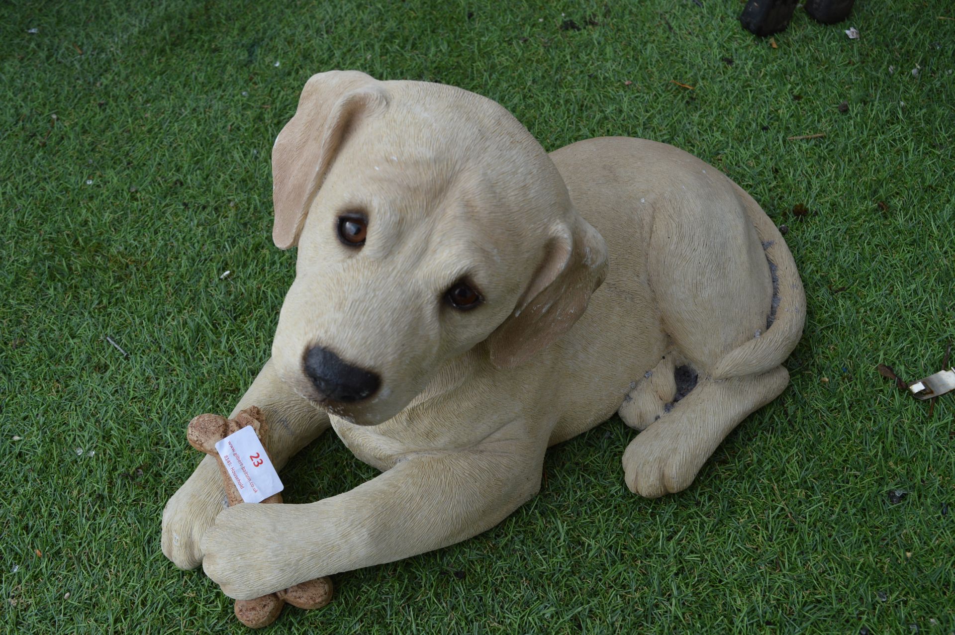 Labrador Puppy Garden Ornament