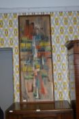 1968 Oil on Board Signed DDE Retsevbys