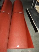 *7.5x2m Roll of Red Commercial Carpeting