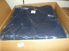 *80 Navy Polycotton Chair Covers