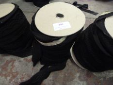 *Three Rolls of Black Lace Edging