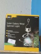 *Solar Powered Galaxy Wind Spinner Light