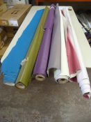 *Five Small Rolls of Leatherette & Other Upholstery Cloth