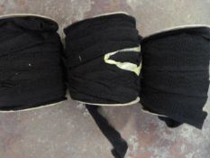 *Three Rolls of Black Lace Edging