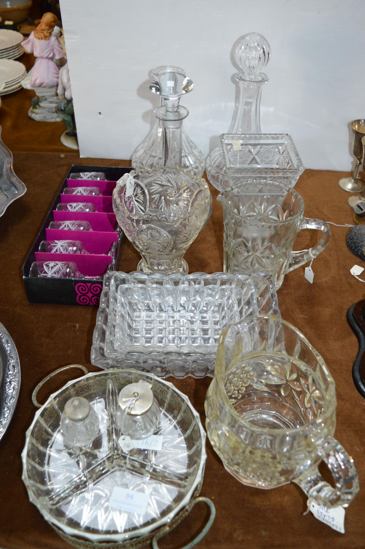 Glassware; Decanters, Jugs, etc.