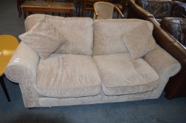 Two Seat Sofa Bed with Velvet Plush Upholstery