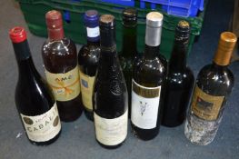 Eight Bottles of Assorted Wine