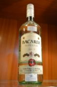 Bacardi White Rum 1L