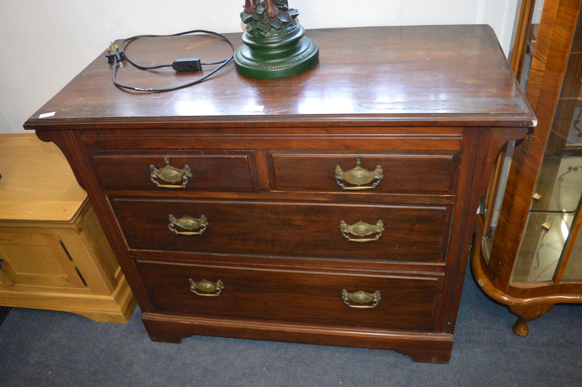 Mahogany Four Drawer Chest