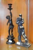 Candlestick and a Figure of Young Lovers