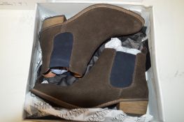 Silverstreet Ladies Ankle Boots (Bown/Navy) Size: