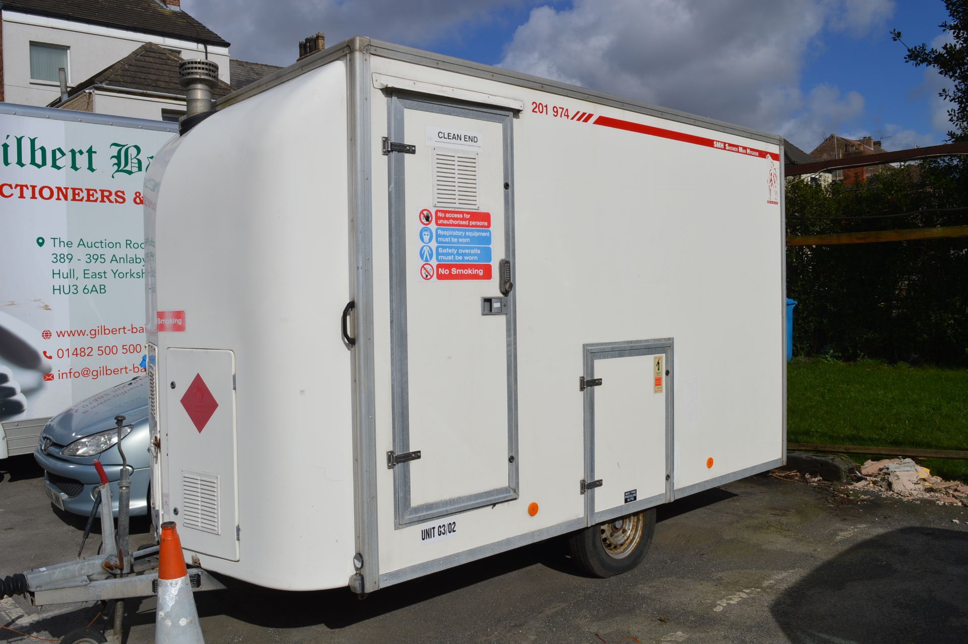 Decontamination Unit with Full Electrics, Boiler and Water Pump