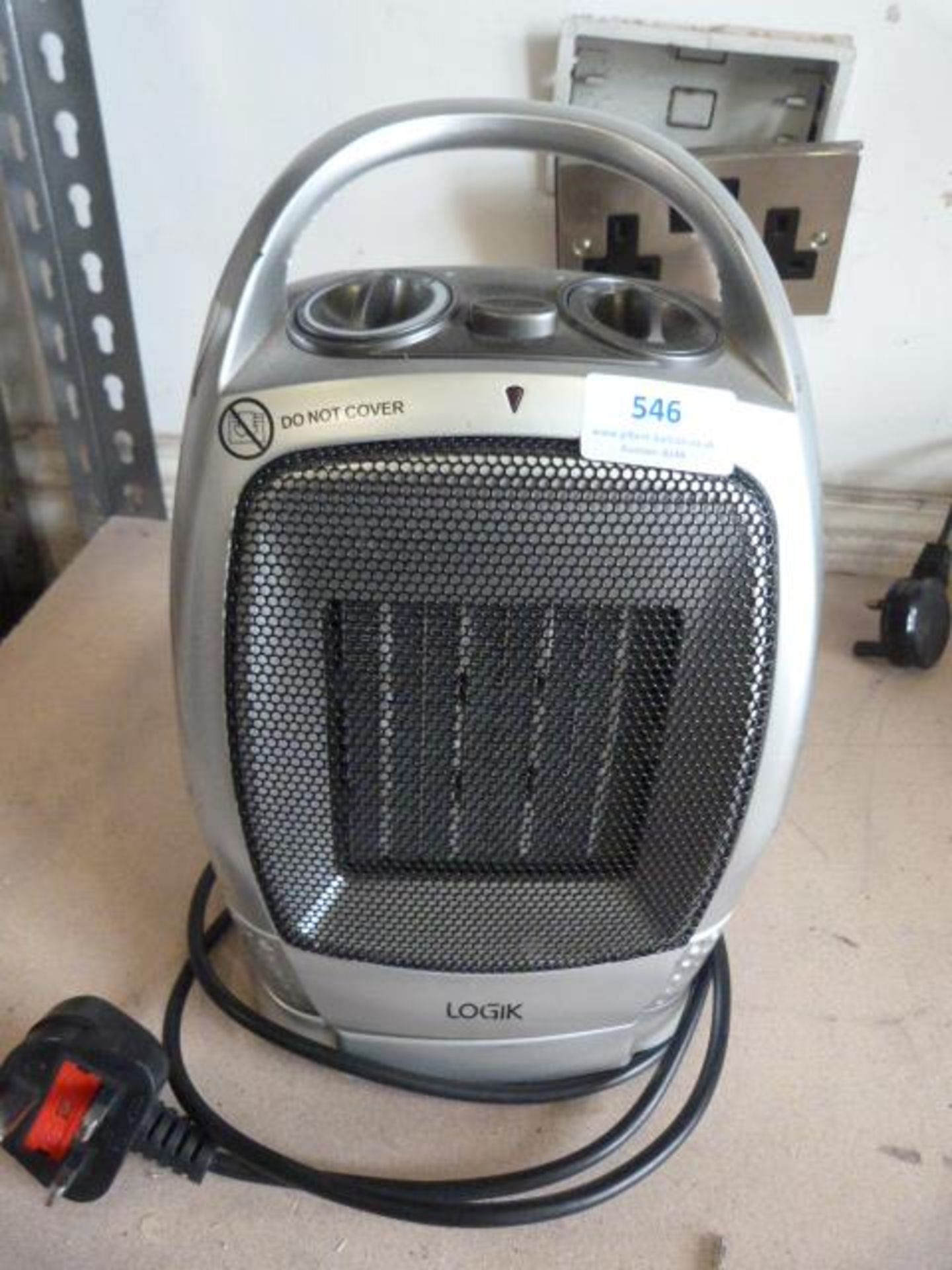 *Small Logik Fan Heater