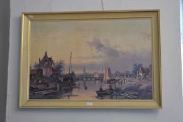 Framed Print - Riverside Scene