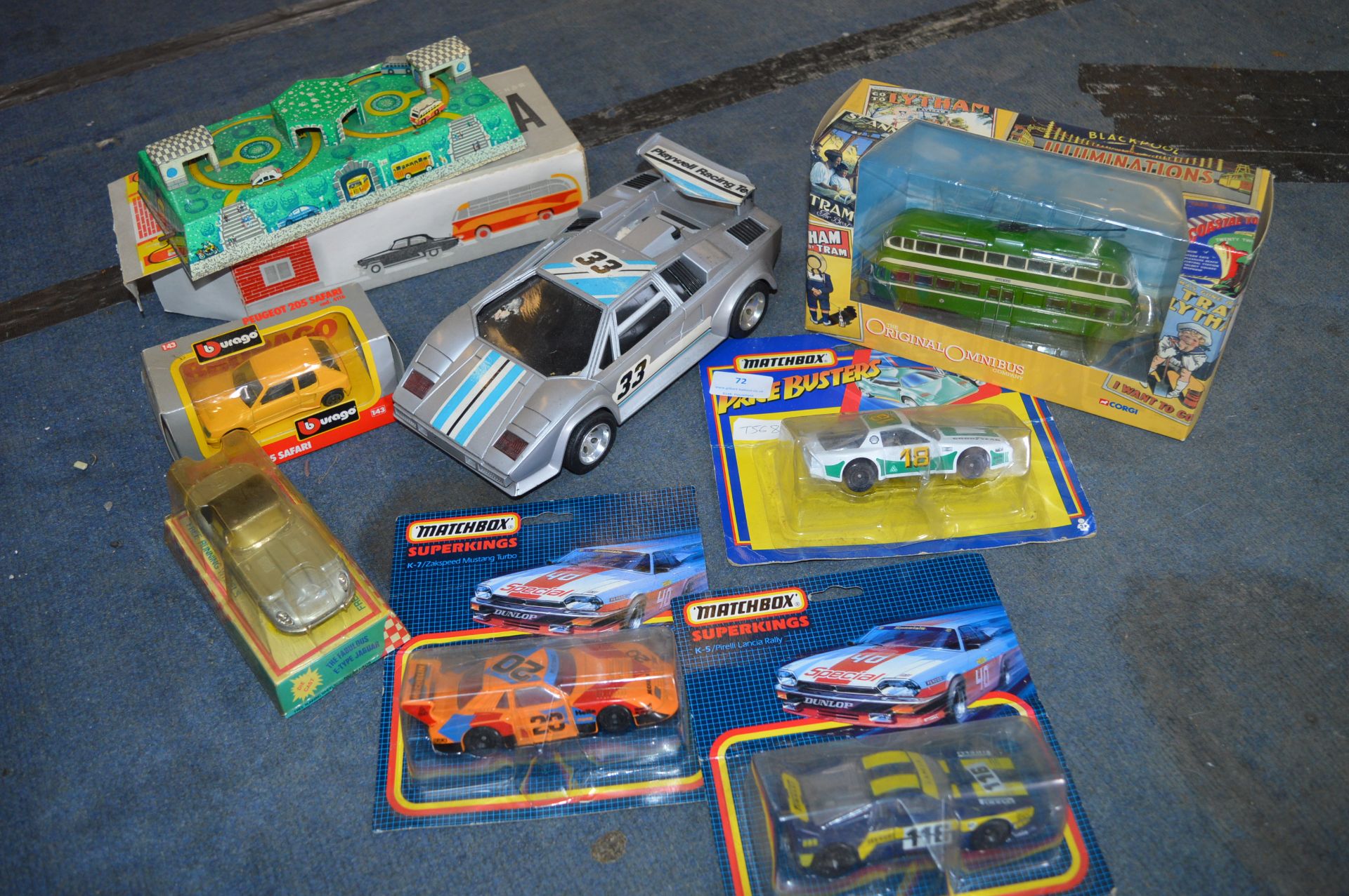 Matchbox Tinplate Toy Cars, Buses and a Russian Ti