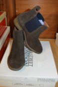 Silverstreet Ladies Ankle Boots (Brown/Navy) Size:
