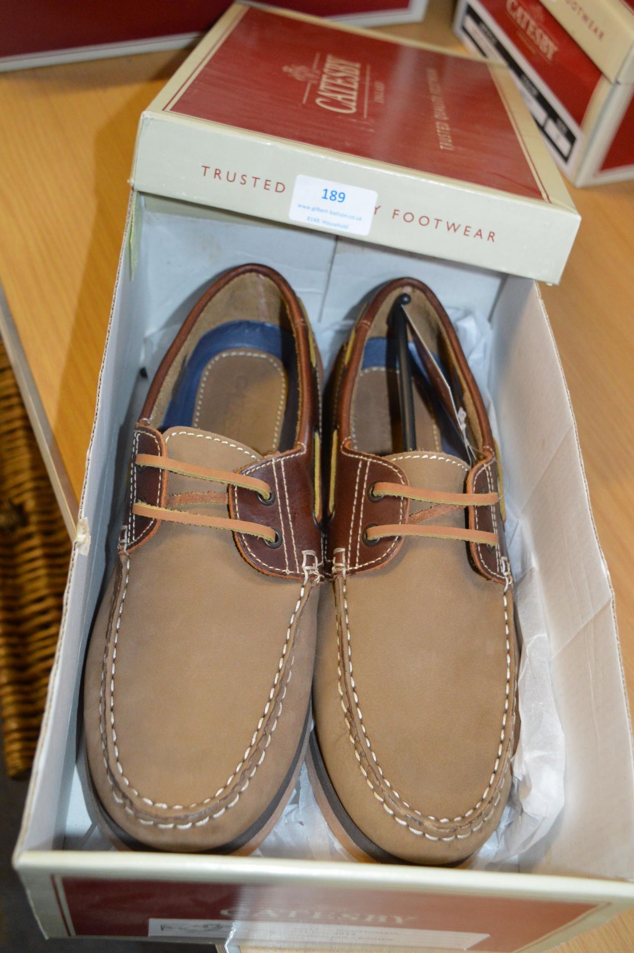 Catesby Deck Shoes (Tan/Brown) Size: 9